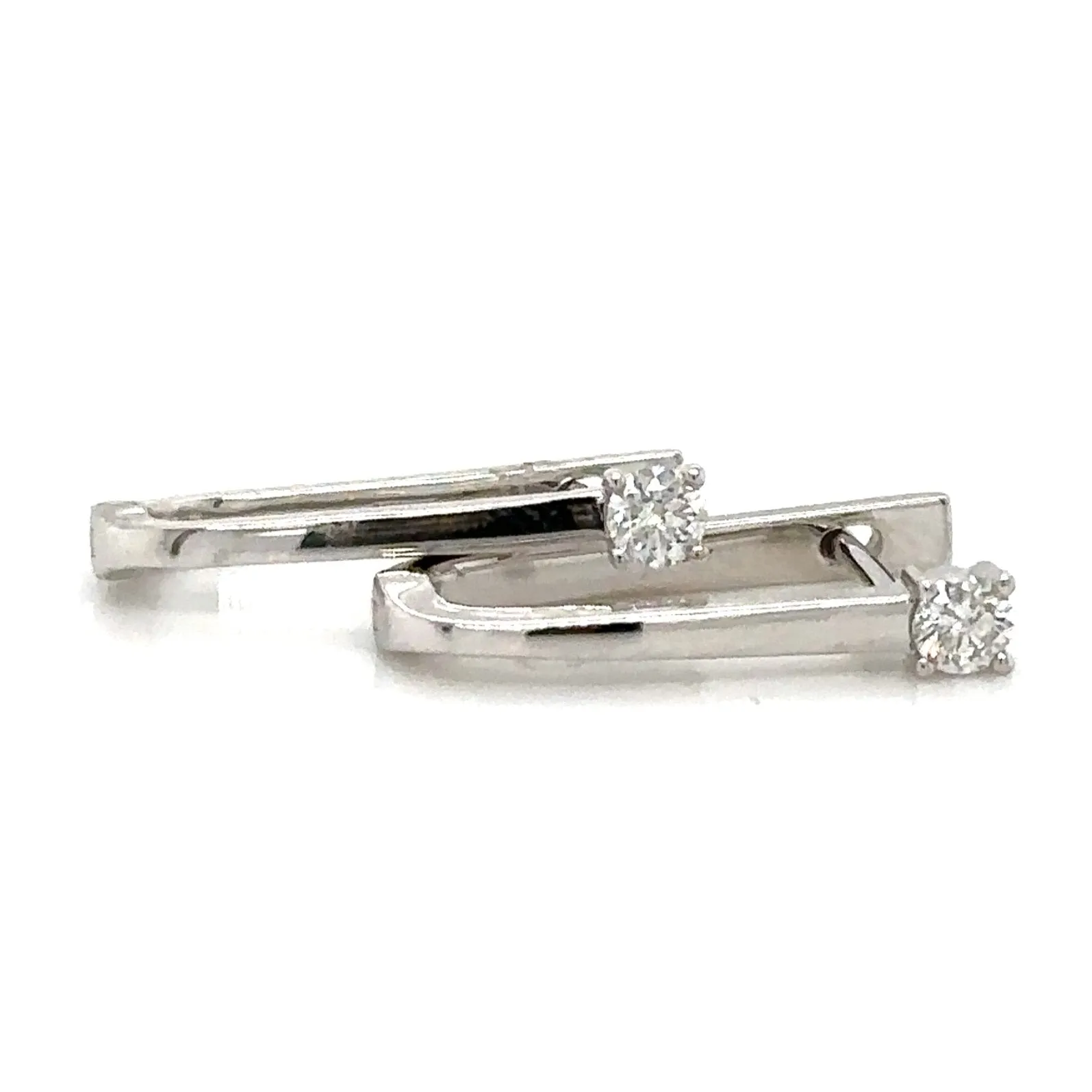 0.14carat Diamond Huggie Earrings