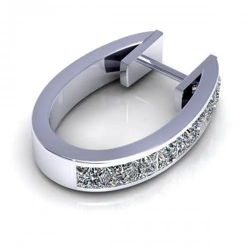 0.60-1.50 CT Princess Cut Diamonds - Diamond Earrings