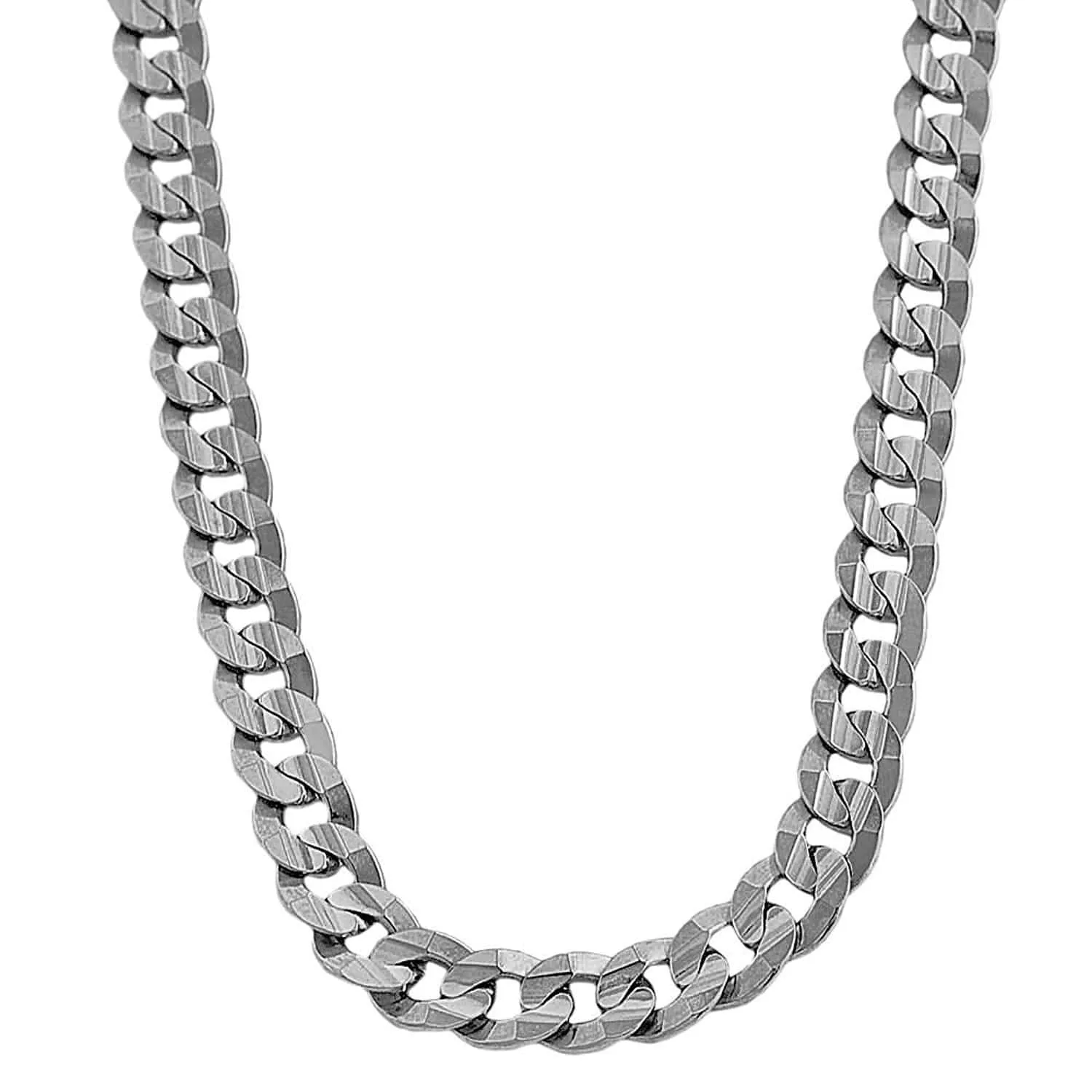 10K White Gold Men's 6MM Miami Cuban Chain