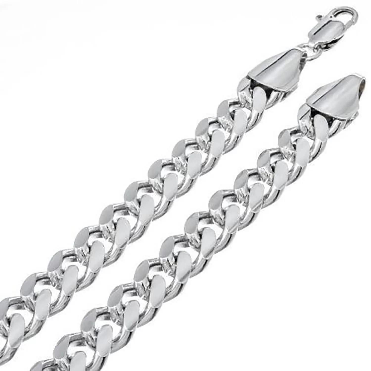 10K White Gold Men's 6MM Miami Cuban Chain