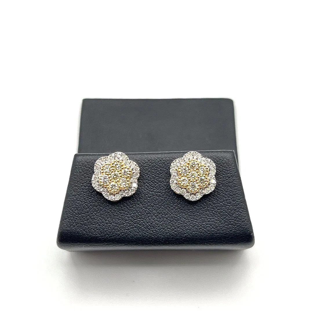 10KT DIAMOND EARRINGS