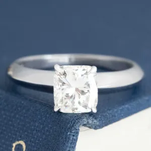 1.16ct Cushion Cut Diamond Solitaire