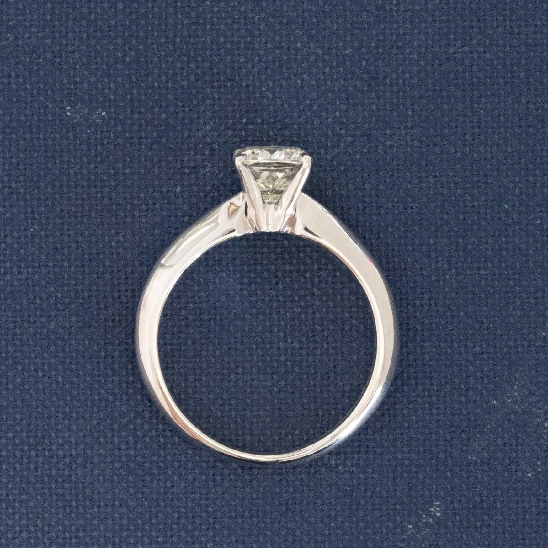 1.16ct Cushion Cut Diamond Solitaire