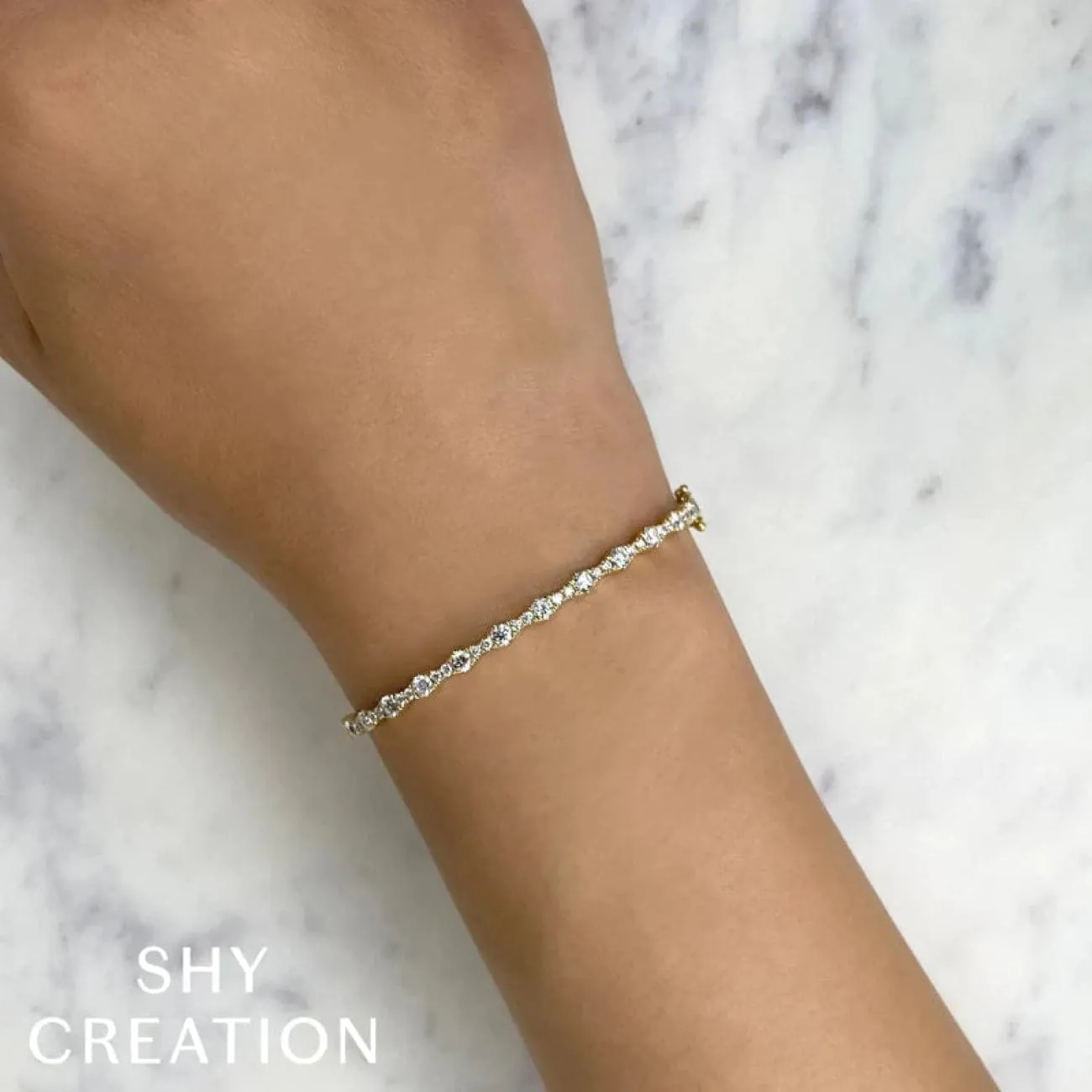 1.30Ct Diamond Bangle