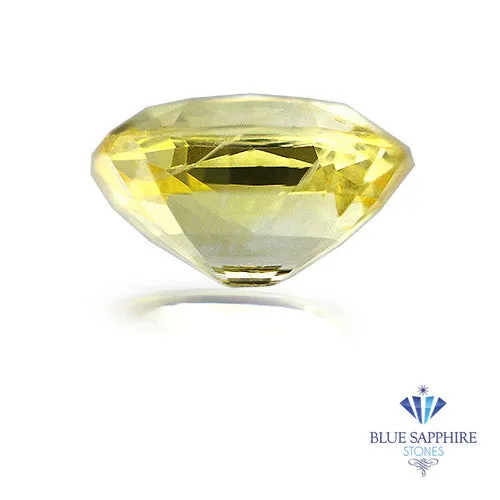 1.34 ct. Unheated Cushion Yellow Sapphire