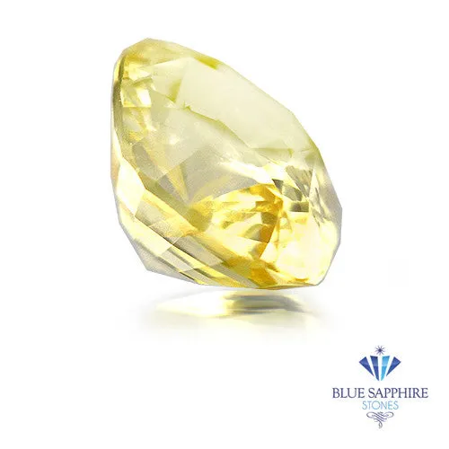 1.34 ct. Unheated Cushion Yellow Sapphire