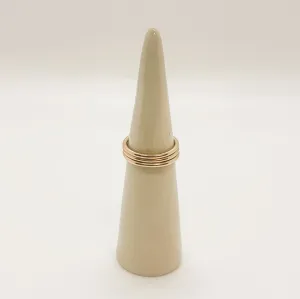 14K Gold Filled Stackers - Smooth (Set of 3)