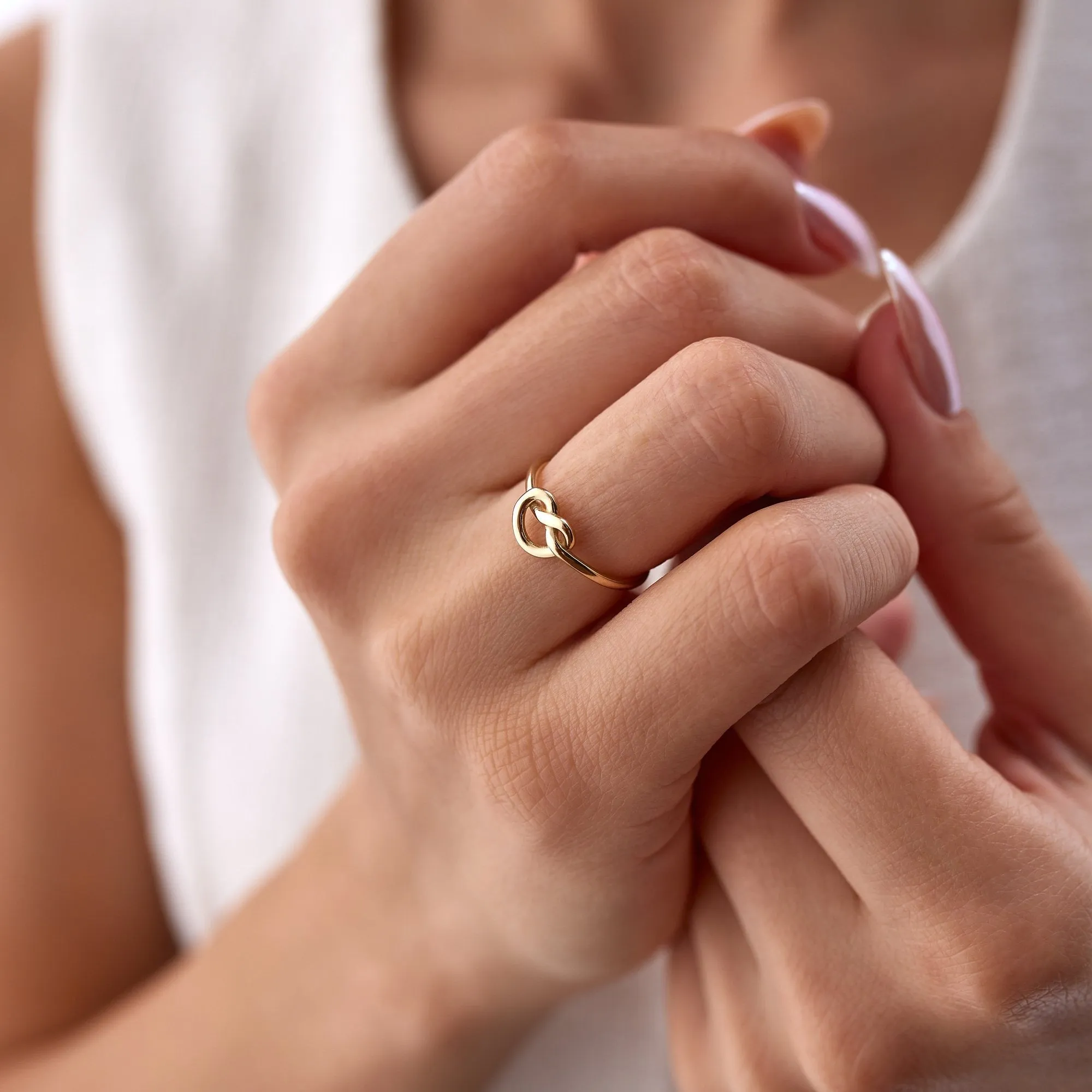14k Gold Knot Ring