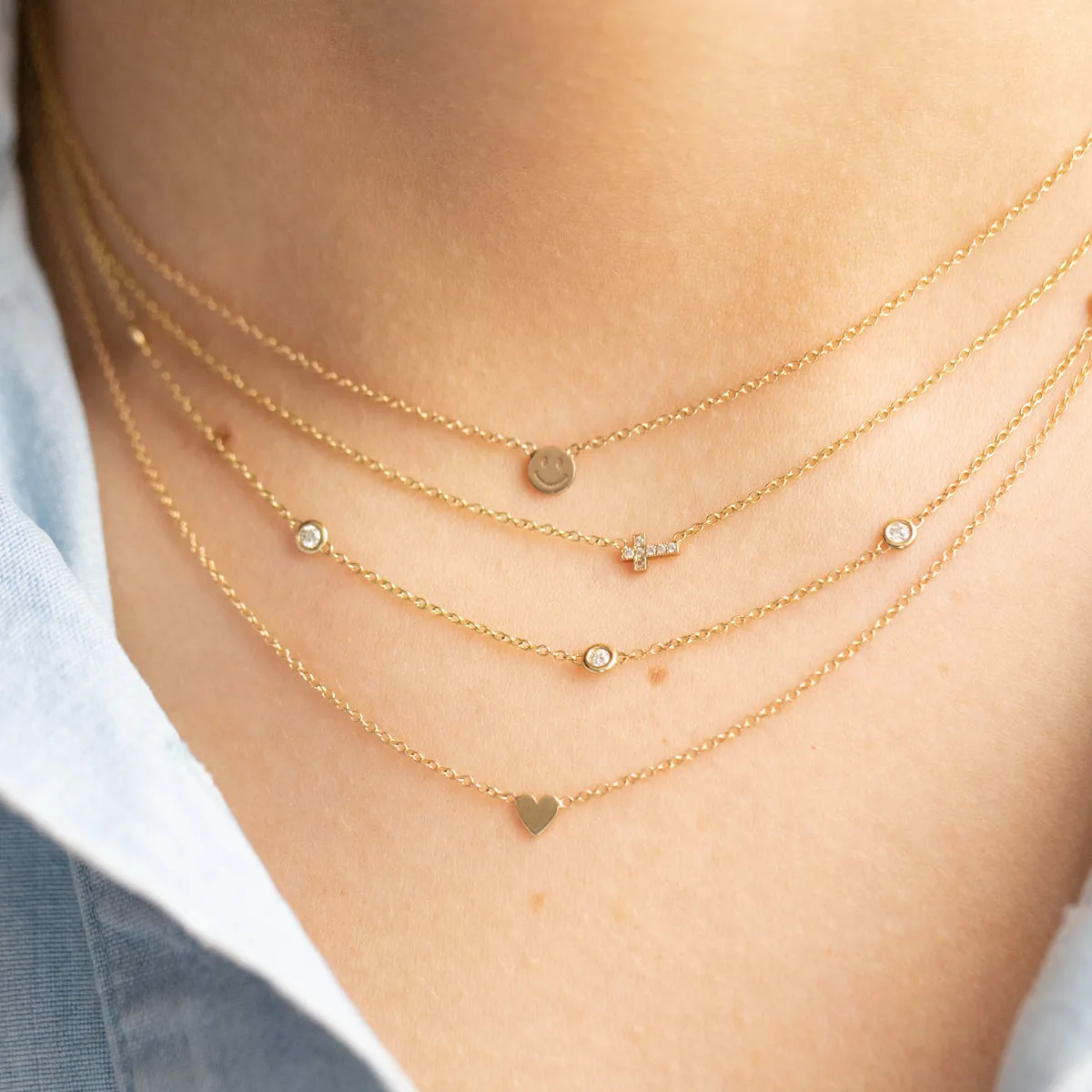 14k Itty Bitty Heart Necklace