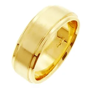 14K or 18K Yellow Gold Traditional Ring
