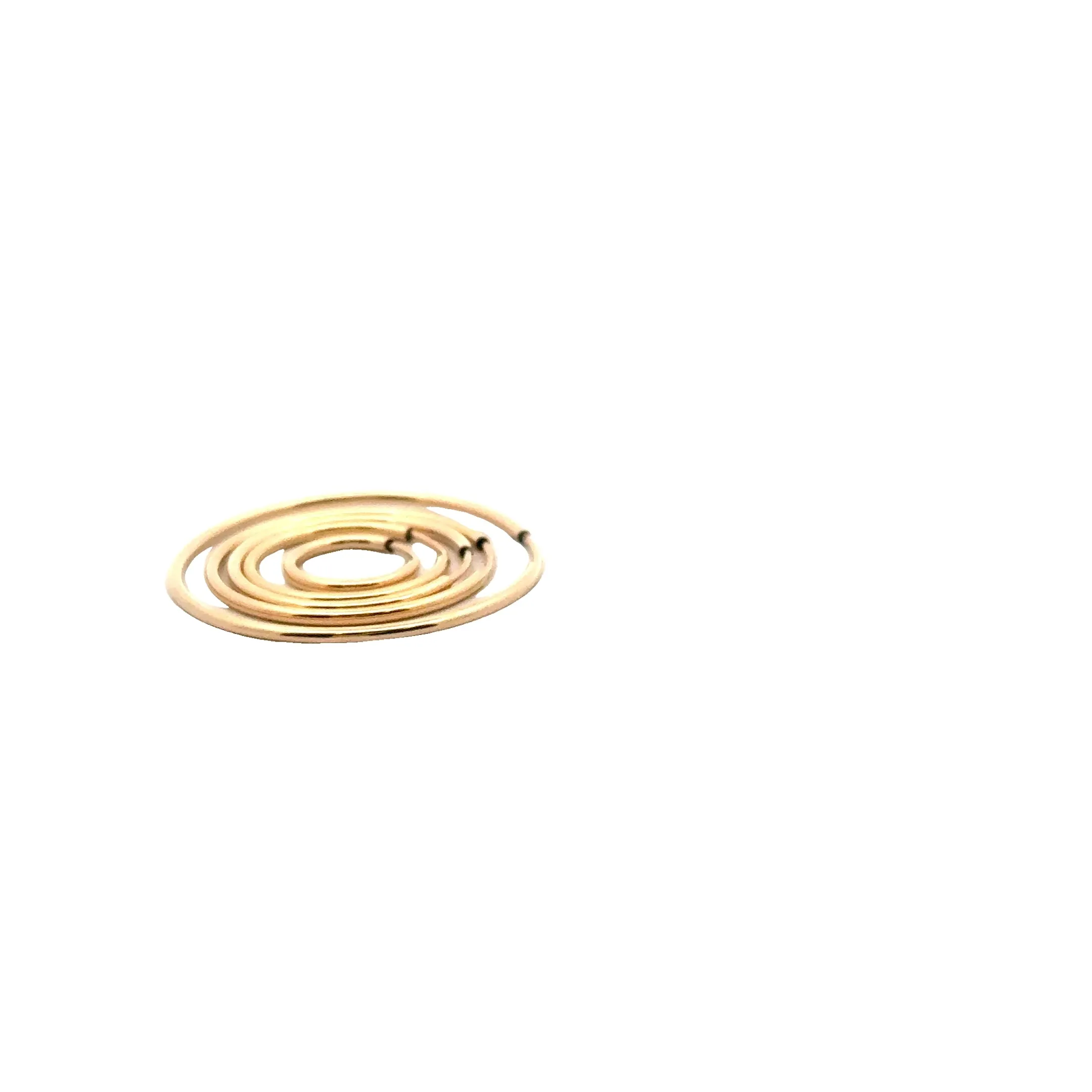 14K Real Gold Filled Hoops | Endless Hoop Earrings | Golf Filled Rings | Hoop Ear Rings | 4Pcs to 6Pcs/Pack | Sizes: 12,17,20,24 and 30mm