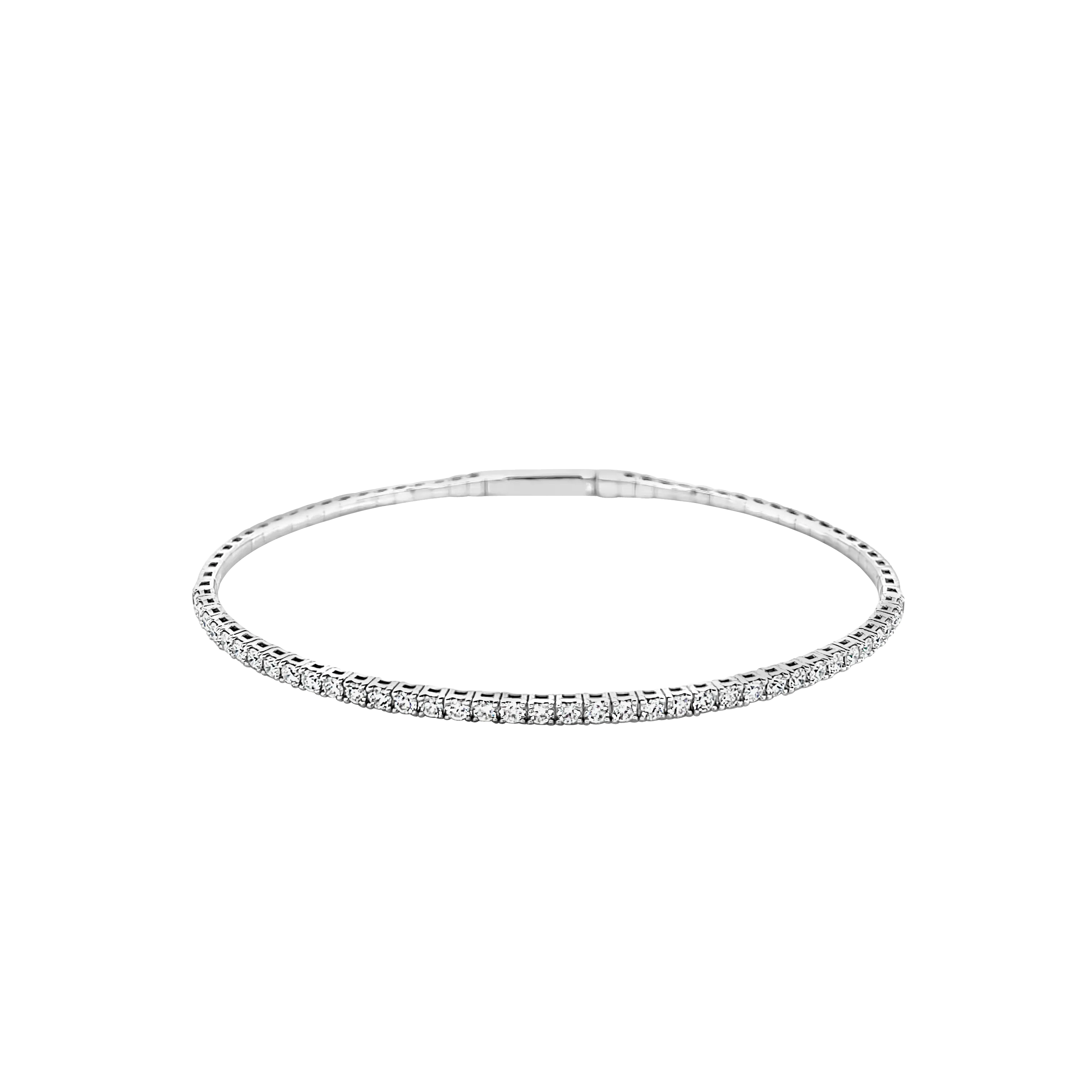 14K White Gold Diamond Bracelet (.93ctw)