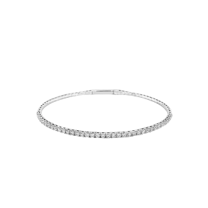 14K White Gold Diamond Bracelet (.93ctw)