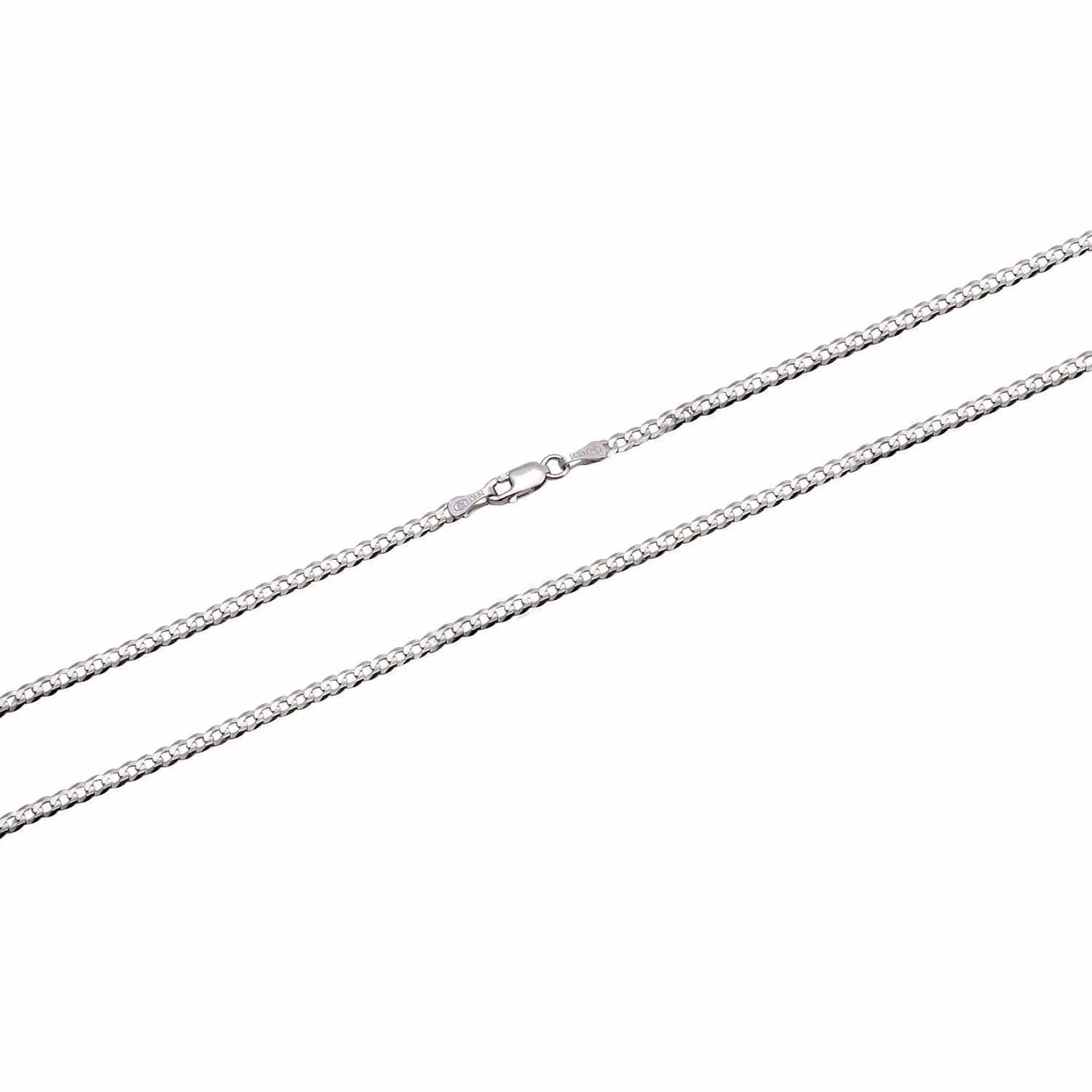 14K White Gold Men's 4MM Miami Cuban Bracelet