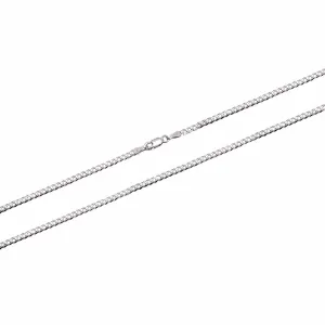 14K White Gold Men's 4MM Miami Cuban Bracelet