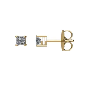 14k Yellow Gold 1/4 CTW Diamond Earrings