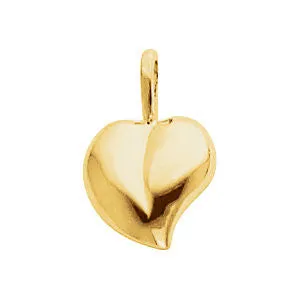 14k Yellow Gold Heart Pendant