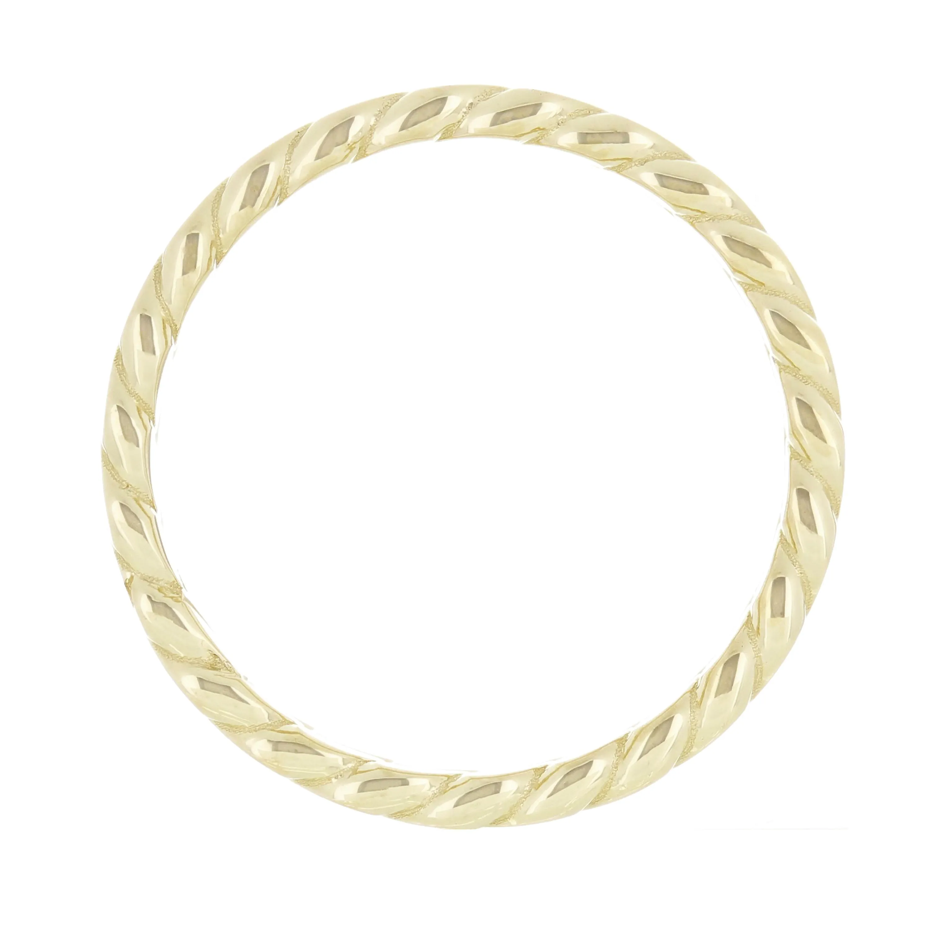 14k Yellow Gold Miami Cuban Ring Curb Link Band 6.7mm Ring Sizes 6-12