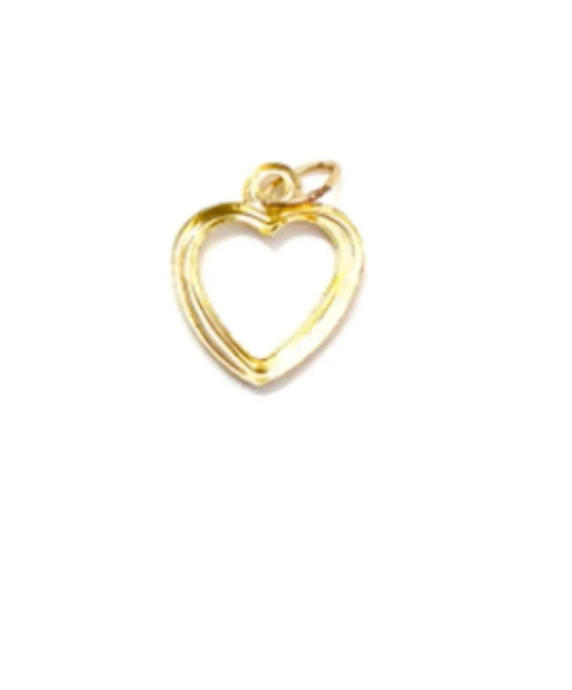 14KGF Heart Charm 2264-C
