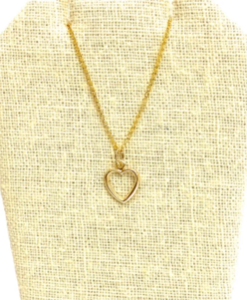 14KGF Heart Charm 2264-C