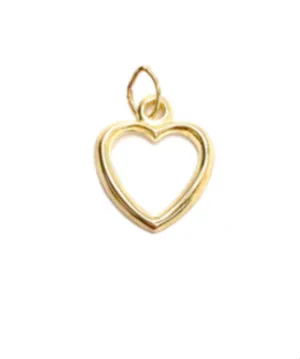 14KGF Heart Charm 2264-C