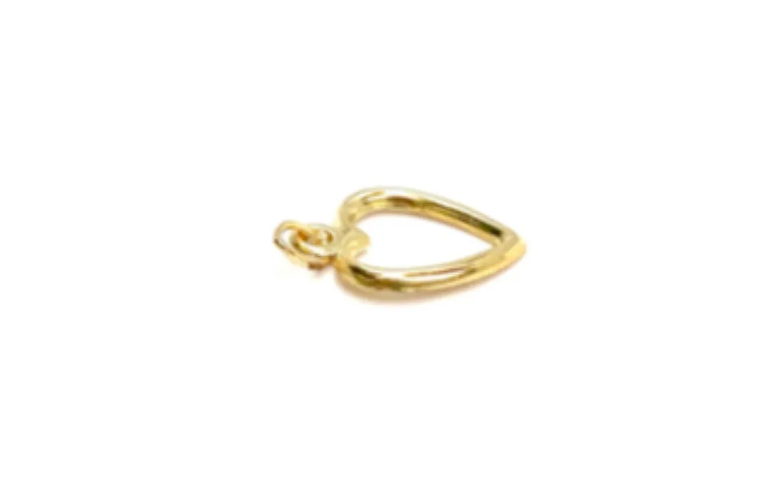 14KGF Heart Charm 2264-C