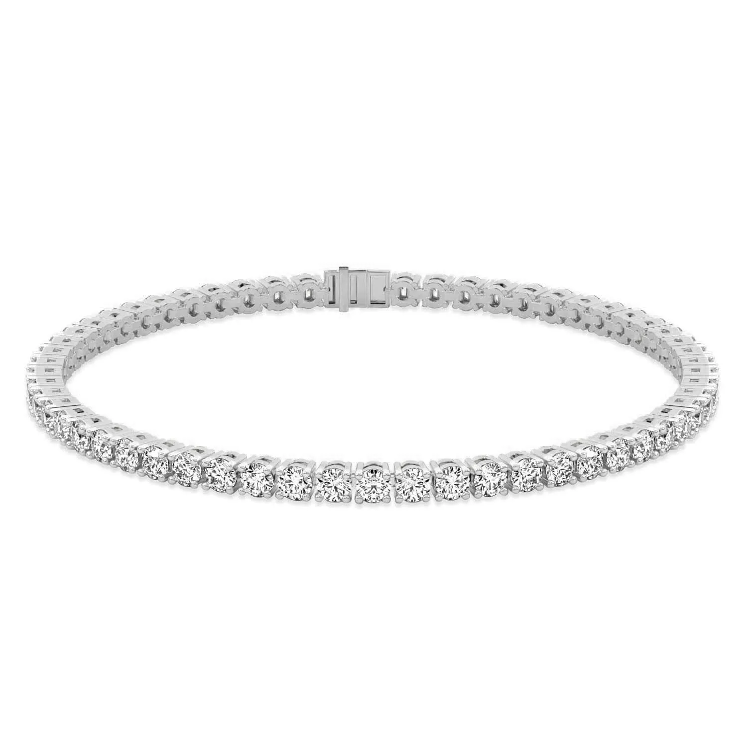 14kt White Gold Lab Grown Diamond Tennis Bracelet (3 Ct. Tw.) 7"