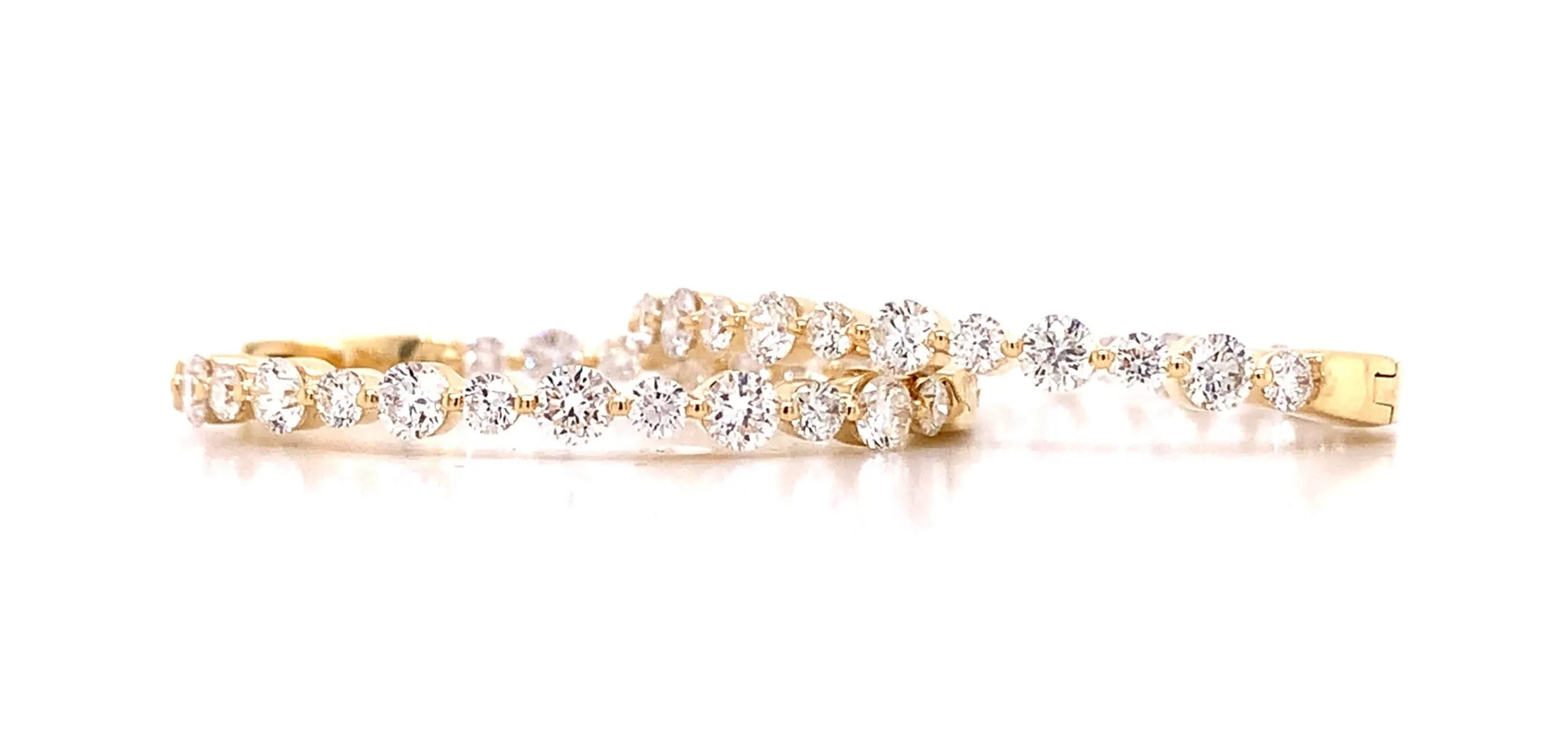 1.68ct tw Inside-out Diamond Hoop Earrings
