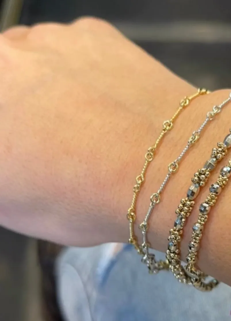18 Karat Hand Made Twisted Bracelet