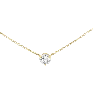 1870 Collection 14k Yellow Gold Diamond Solitaire Pendant