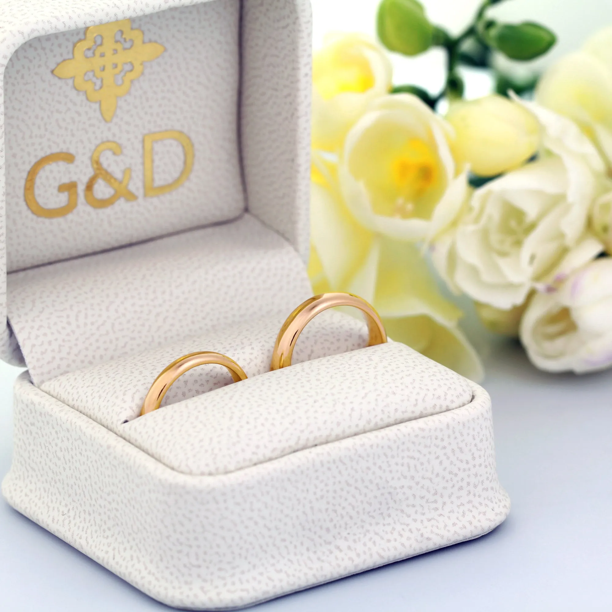 18K Gold 2mm Comfort Fit Wedding Ring