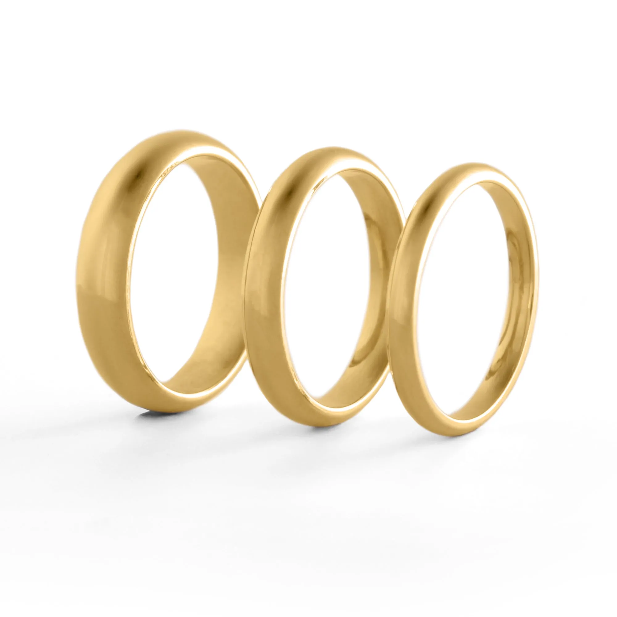 18K Gold 2mm Comfort Fit Wedding Ring