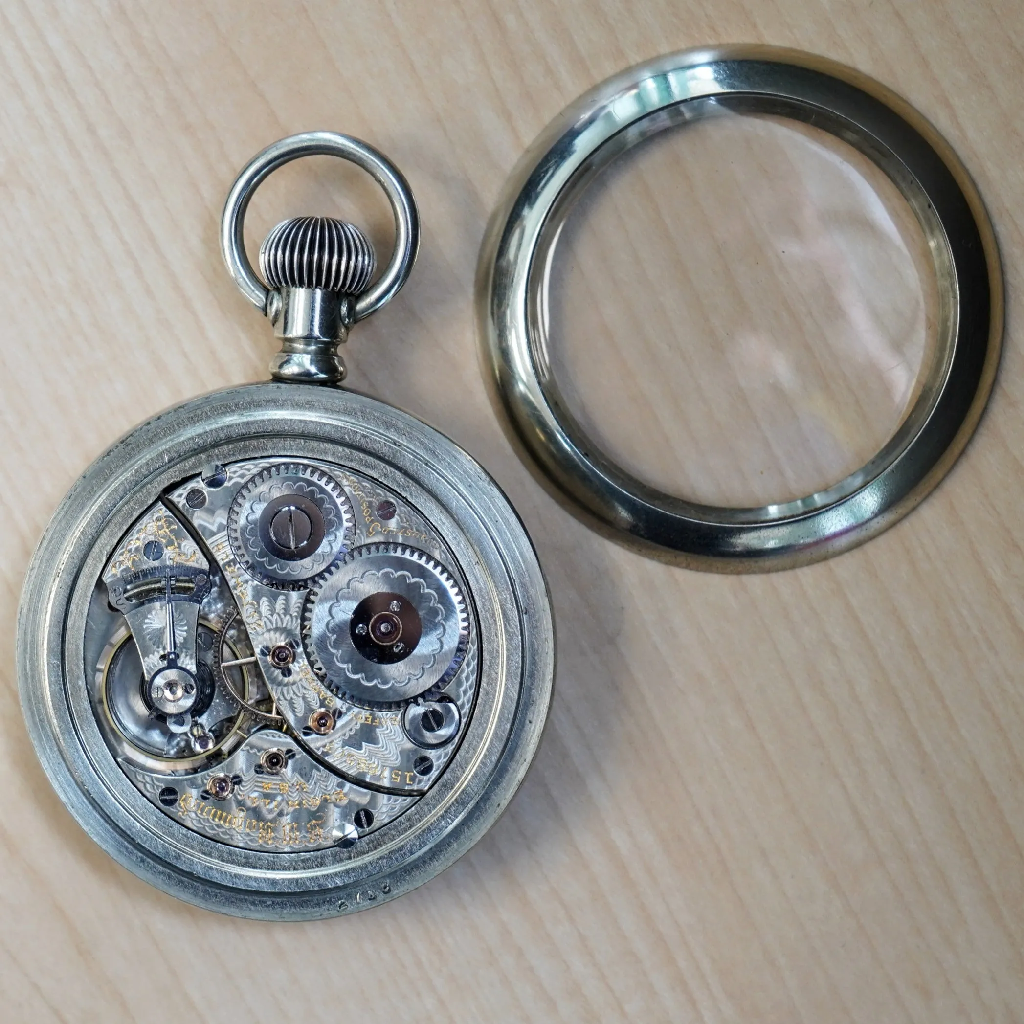 1911 ELGIN B.W. Raymond Rail Road Pocket Watch Ferguson Dial 18s Openface 21 Jewels