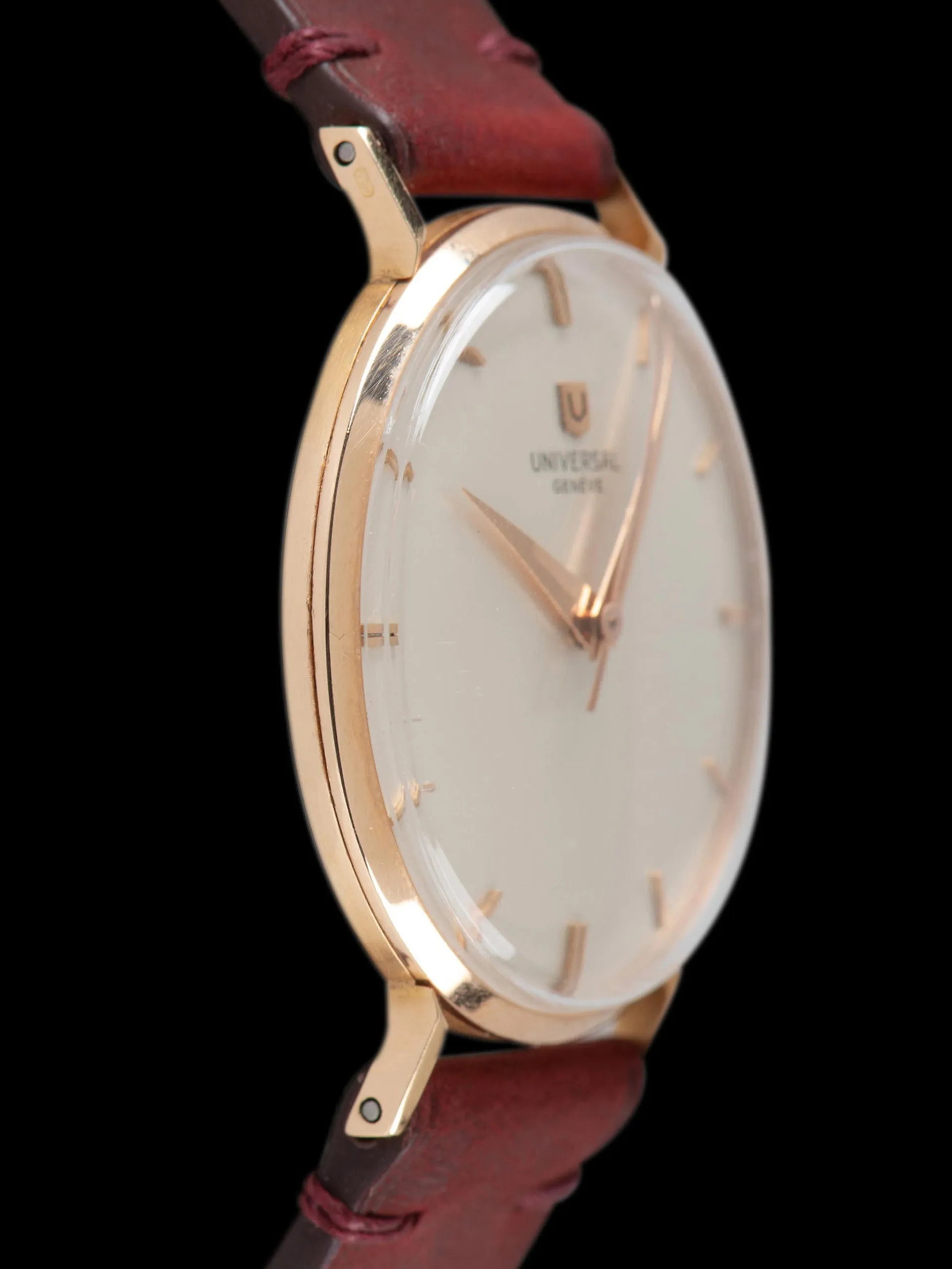 1950s Universal Geneve Calatrava (Ref. 111201 1) 18K Rose Gold
