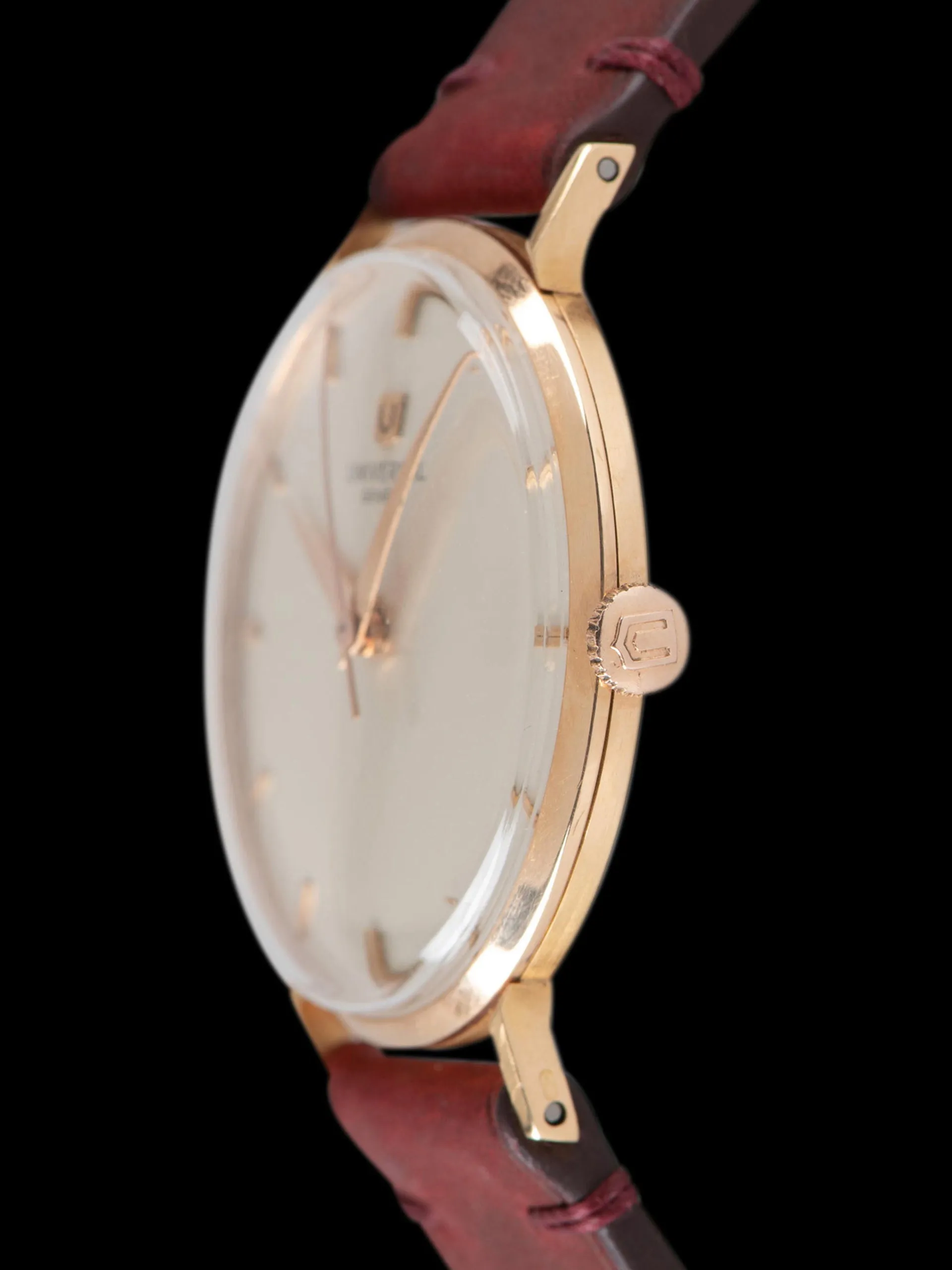1950s Universal Geneve Calatrava (Ref. 111201 1) 18K Rose Gold