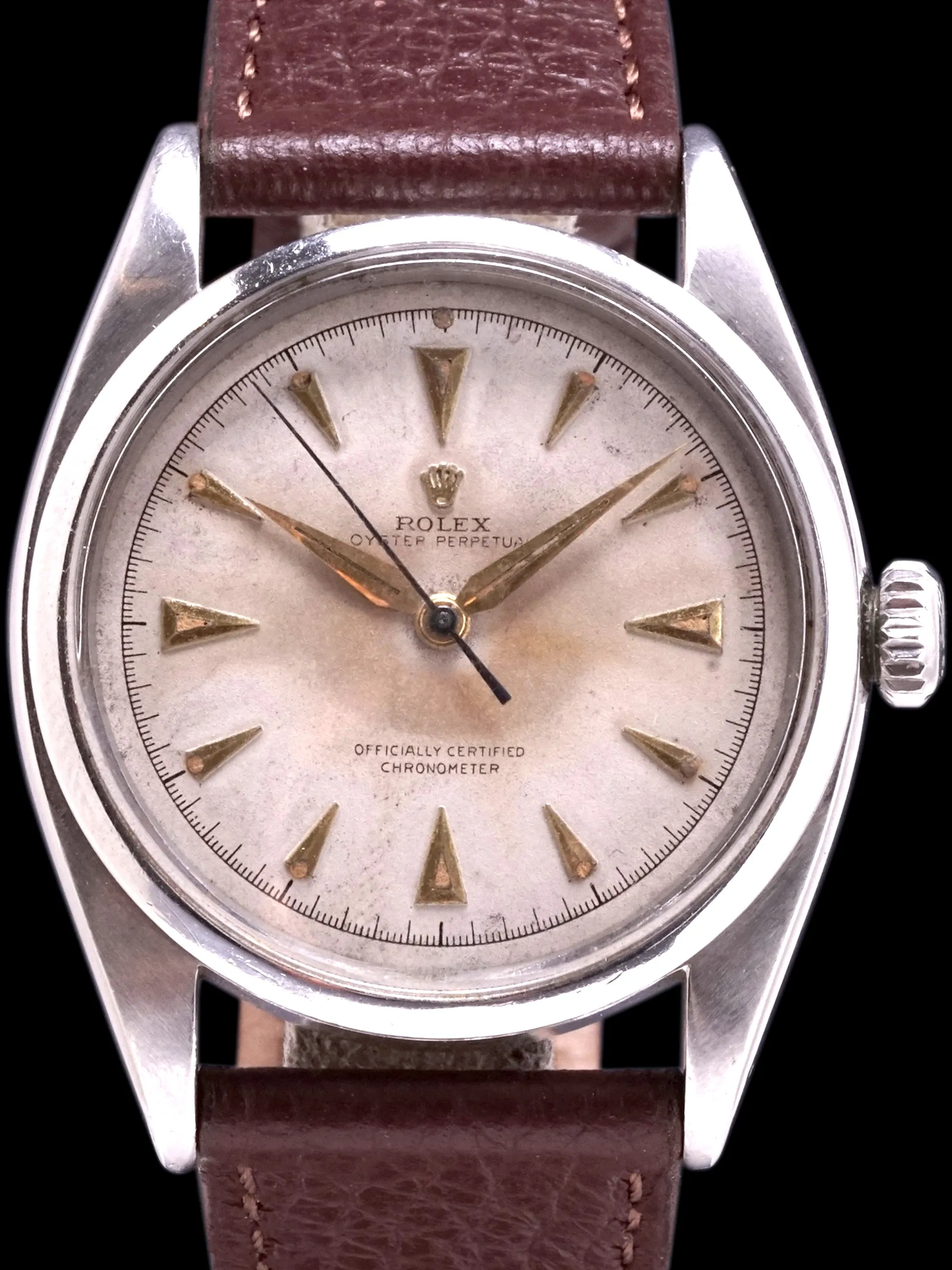 1954 Rolex Pre-Explorer (Ref. 6352) "Ovettone"