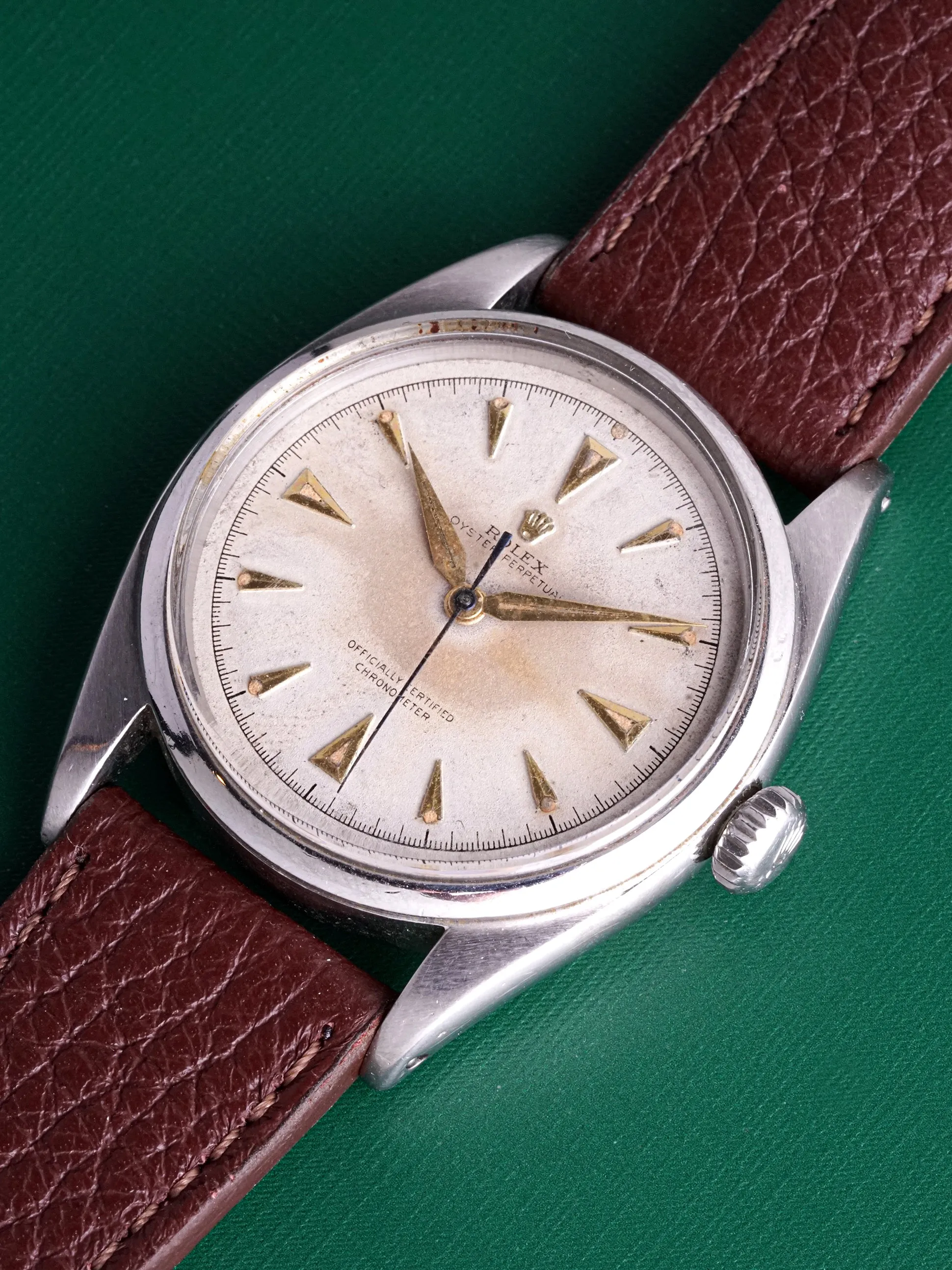 1954 Rolex Pre-Explorer (Ref. 6352) "Ovettone"