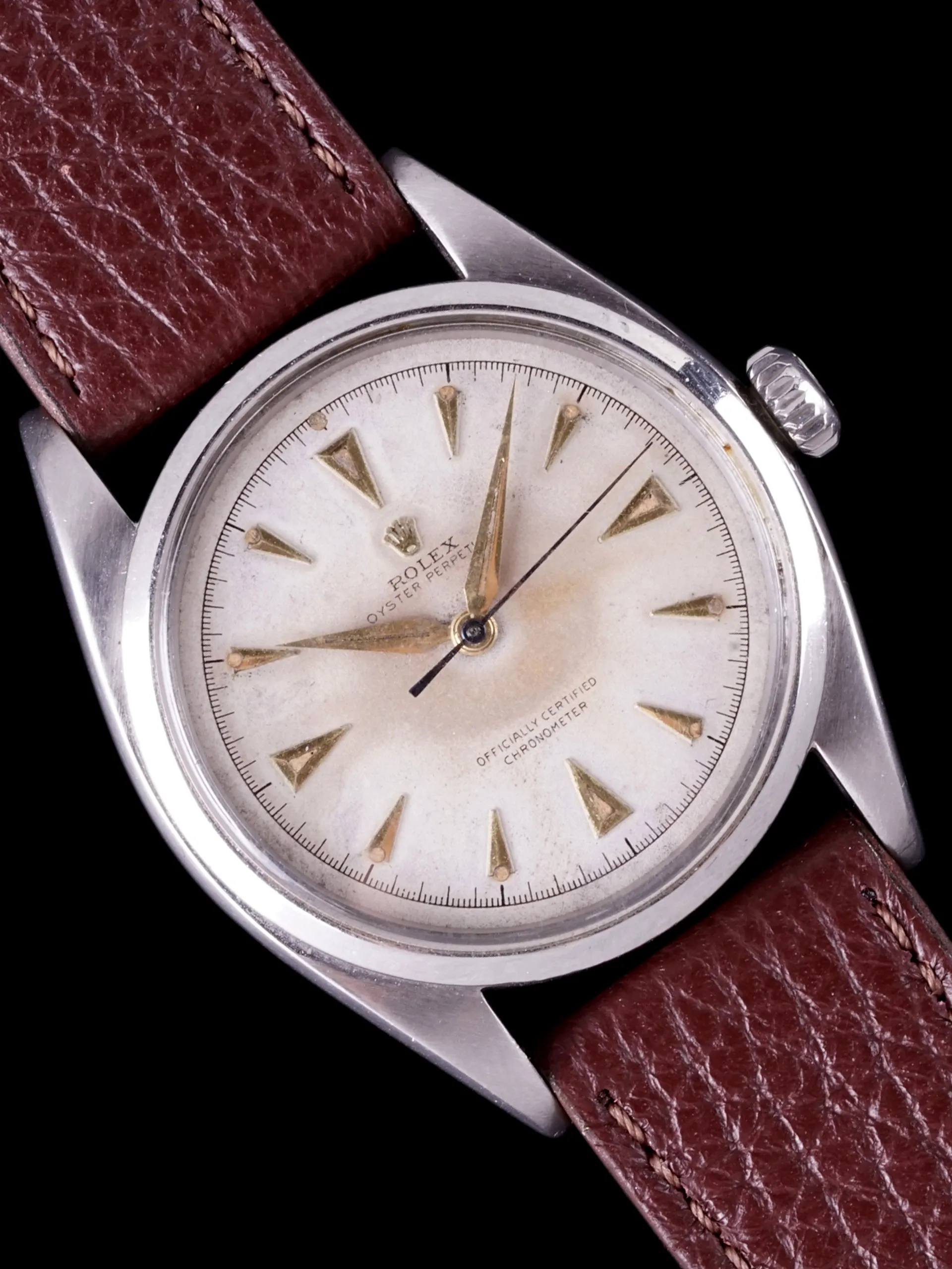 1954 Rolex Pre-Explorer (Ref. 6352) "Ovettone"