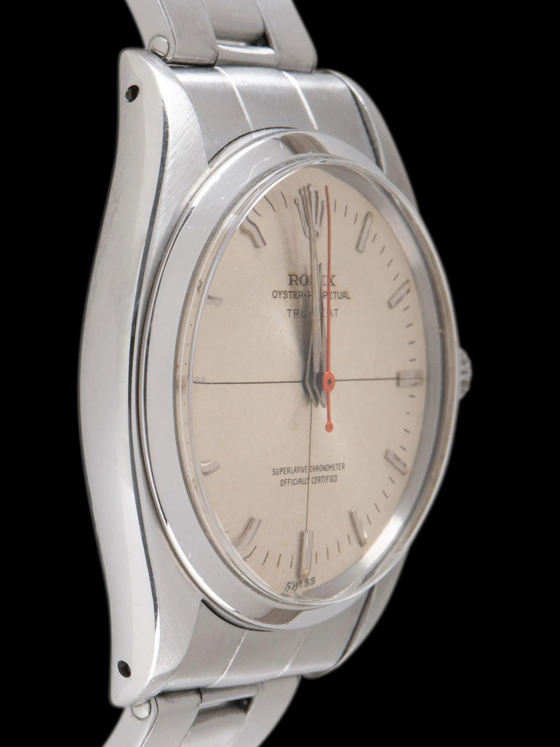 1956 Rolex Oyster-Perpetual Tru-Beat (Ref. 6556) "Crosshair Dial"