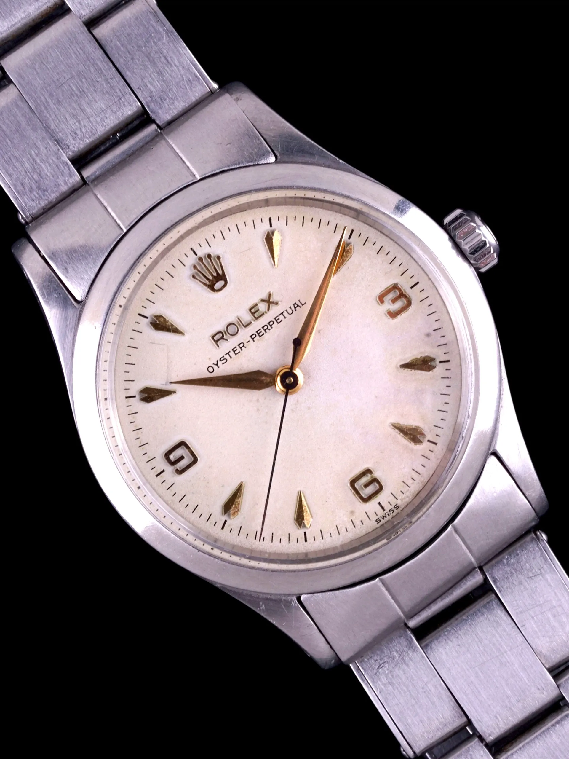 1957 Rolex Oyster-Perpetual (Ref. 6532) Explorer Dial "Flat Case"
