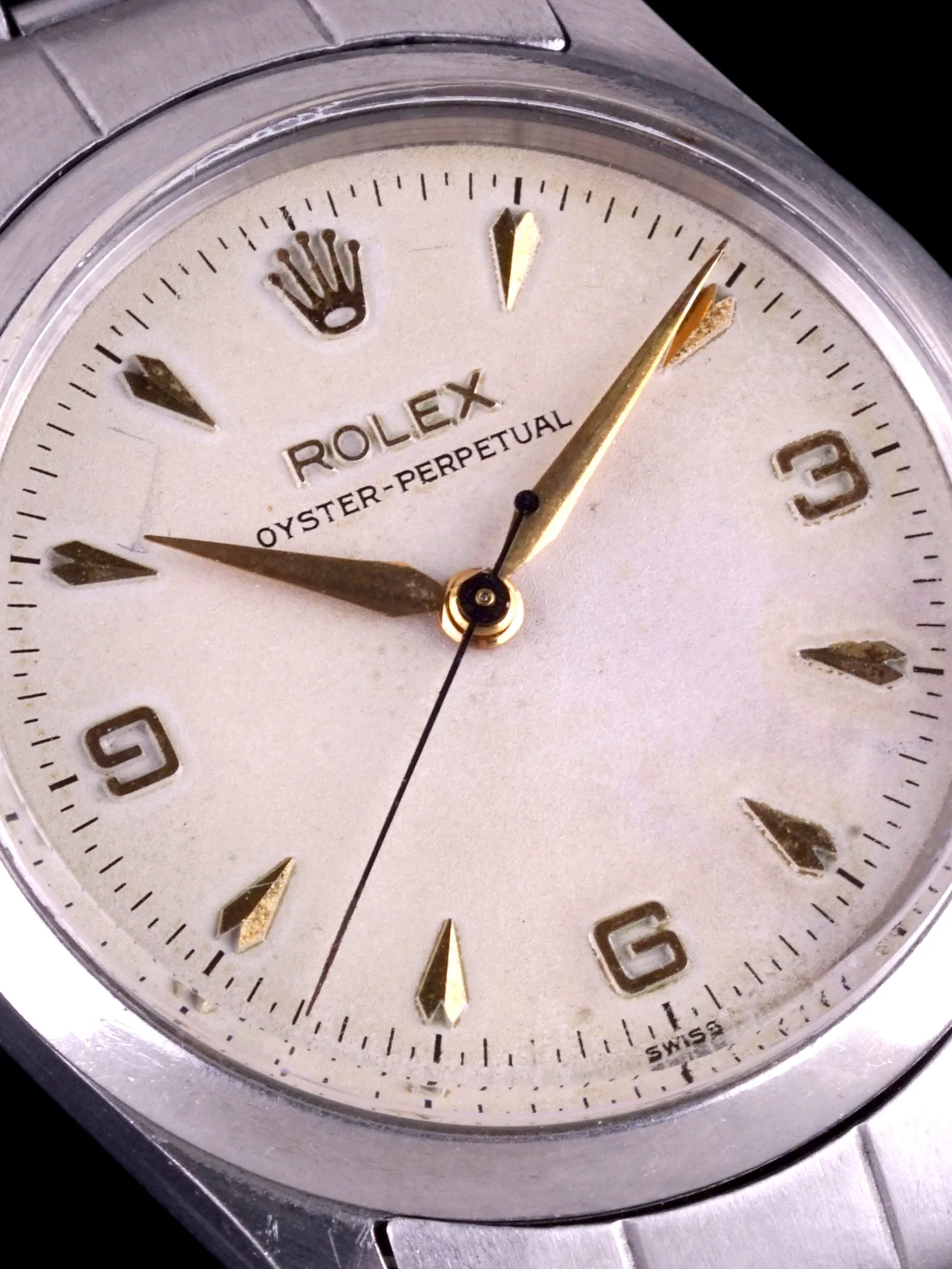 1957 Rolex Oyster-Perpetual (Ref. 6532) Explorer Dial "Flat Case"