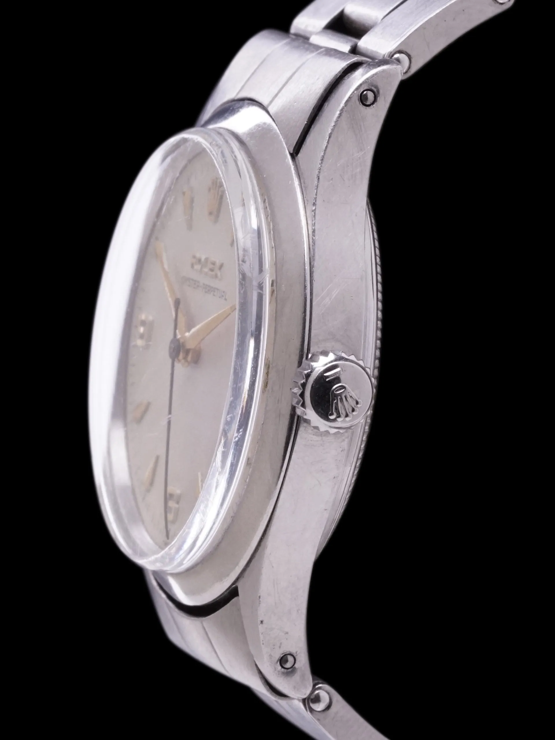 1957 Rolex Oyster-Perpetual (Ref. 6532) Explorer Dial "Flat Case"