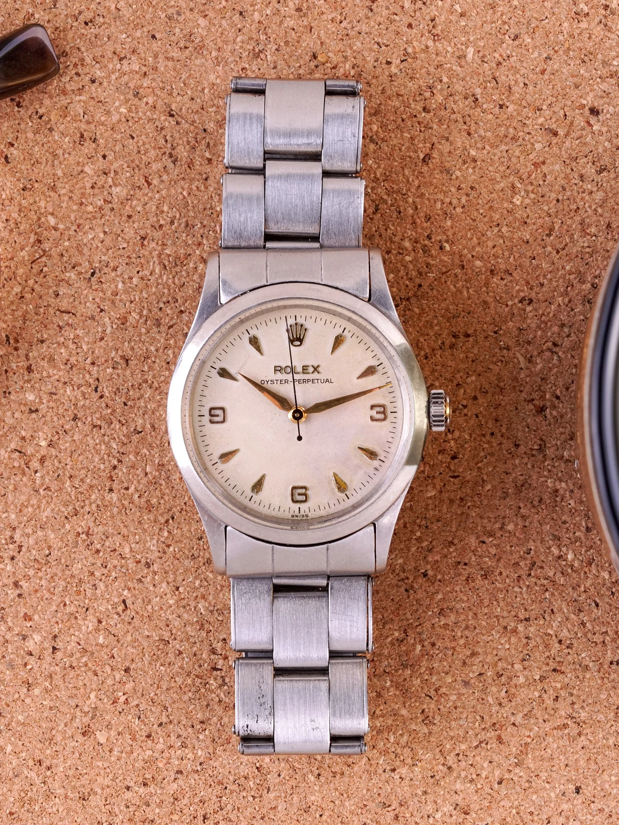1957 Rolex Oyster-Perpetual (Ref. 6532) Explorer Dial "Flat Case"