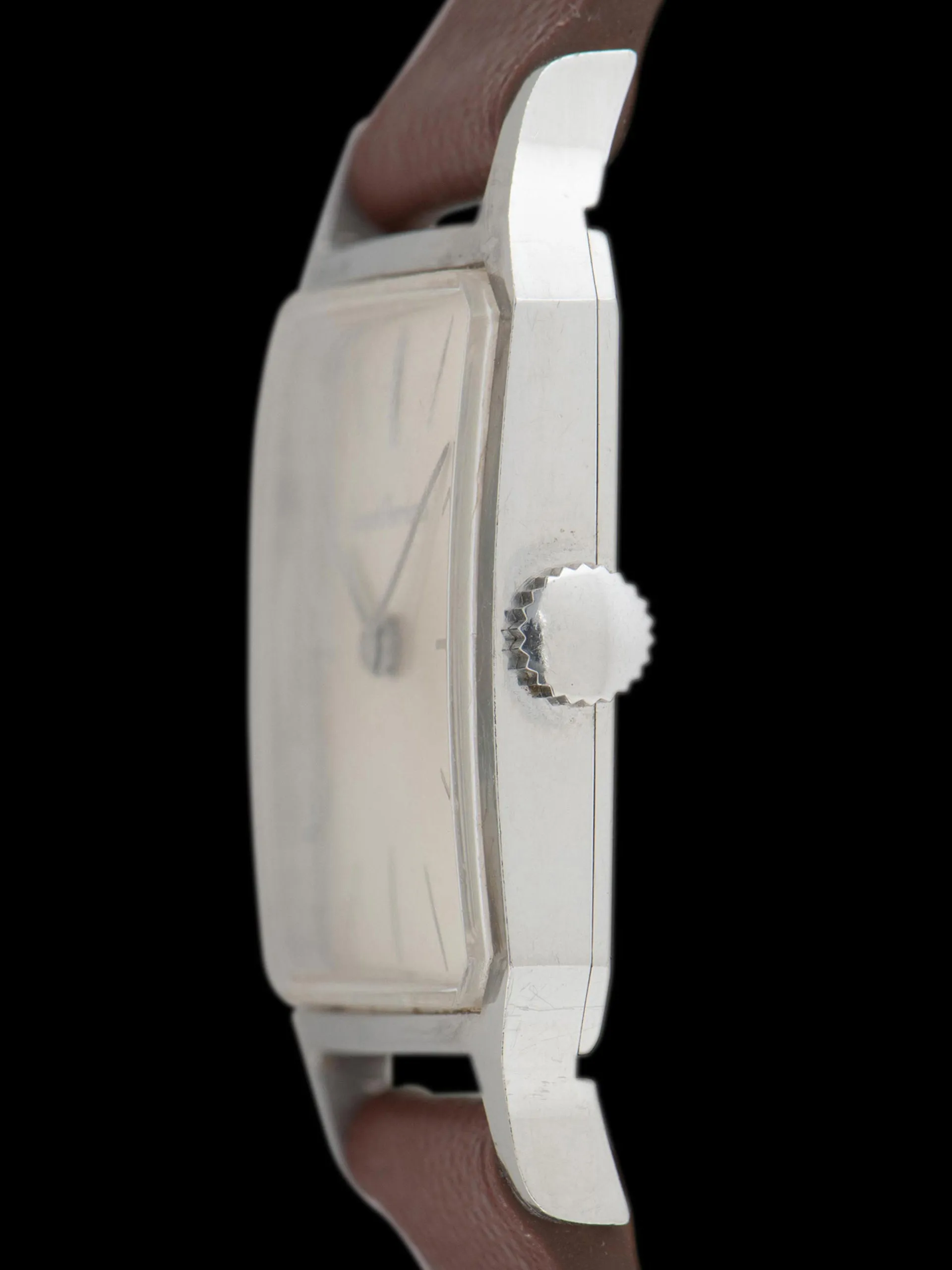 1960s Girard Perregaux Stainless Steel Square Dress Watch