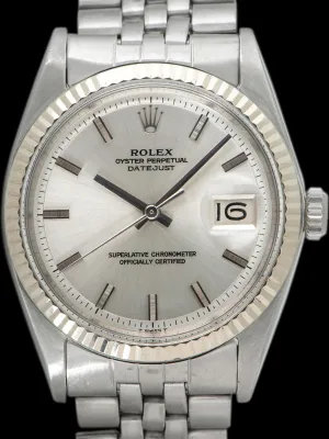 1967 Rolex Datejust (Ref. 1601) Silver Non-Luminous Dial