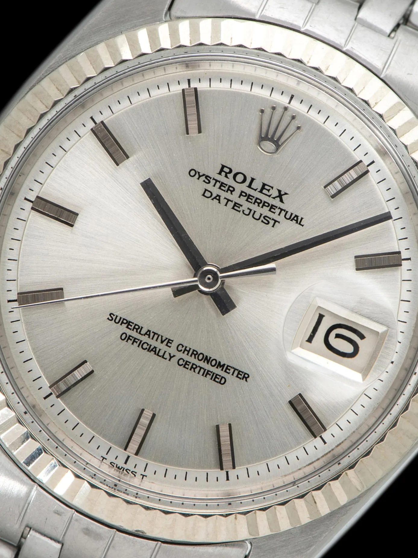 1967 Rolex Datejust (Ref. 1601) Silver Non-Luminous Dial