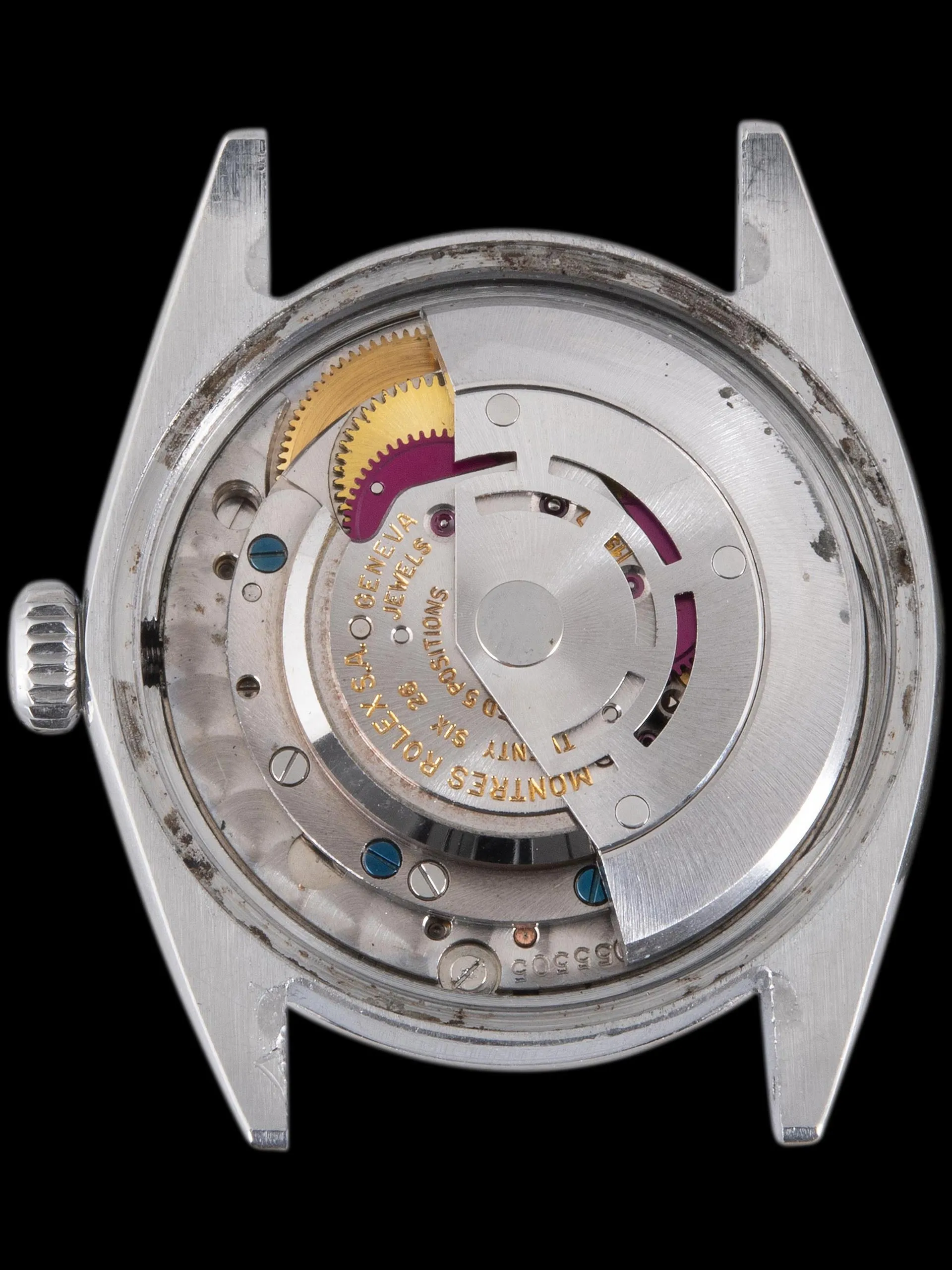 1967 Rolex Oyster-Perpetual Date (Ref. 1500) Brushed Blue Dial