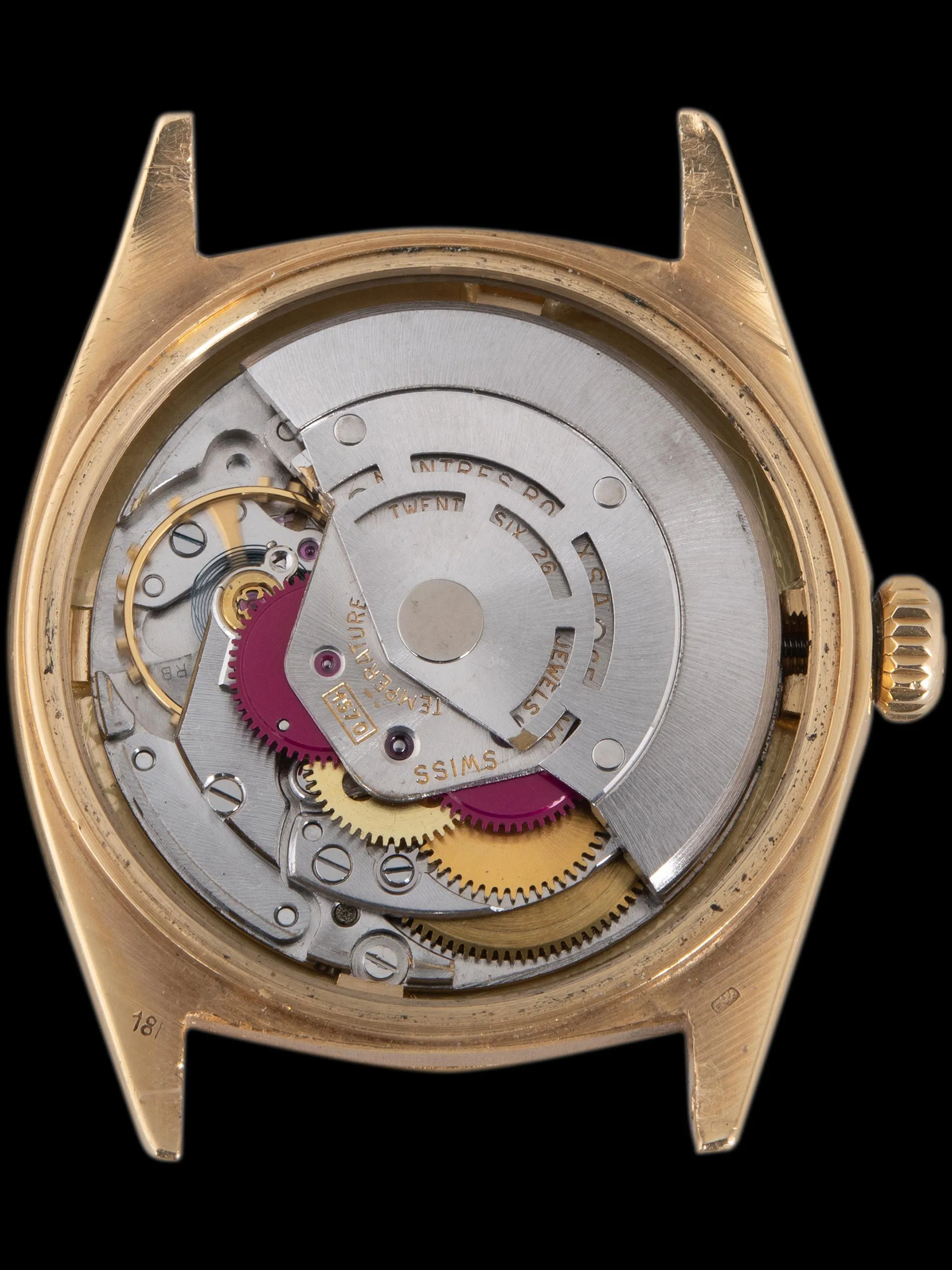 1969 Rolex Datejust 18K YG (Ref. 1601) Champagne "Wide Boy" Sigma Dial