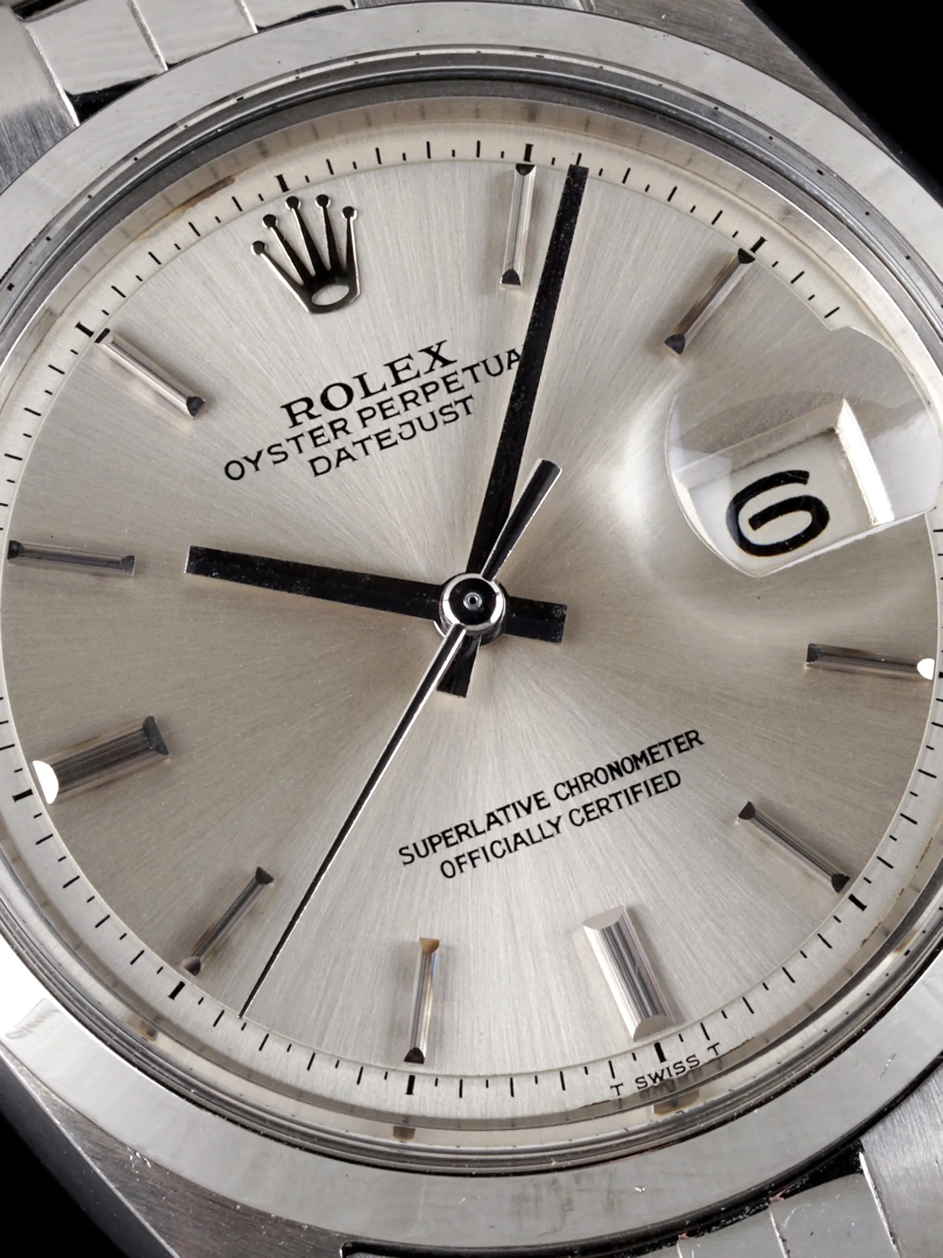 1970 Rolex Datejust (Ref. 1600) Non-Luminous Dial