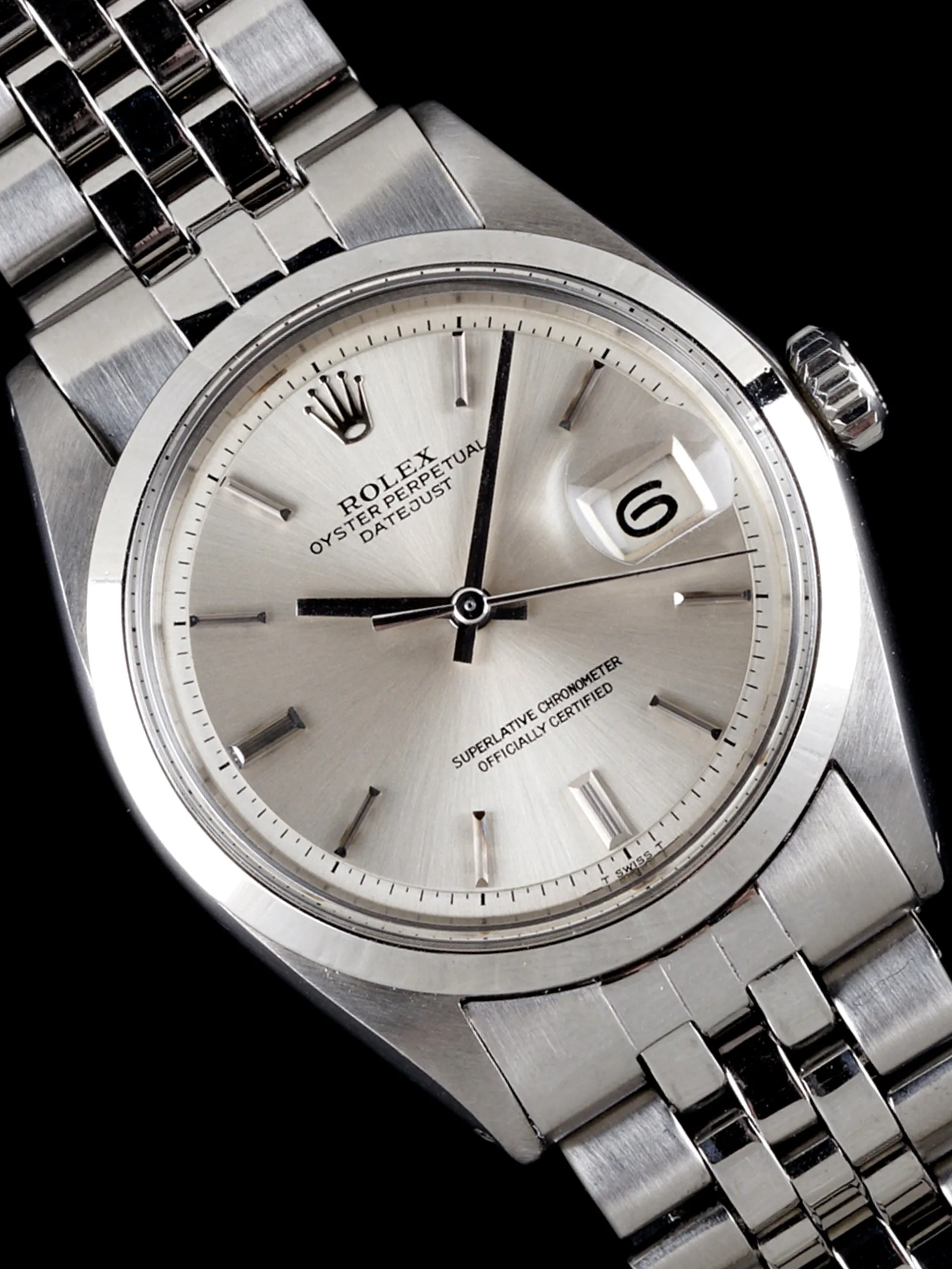 1970 Rolex Datejust (Ref. 1600) Non-Luminous Dial